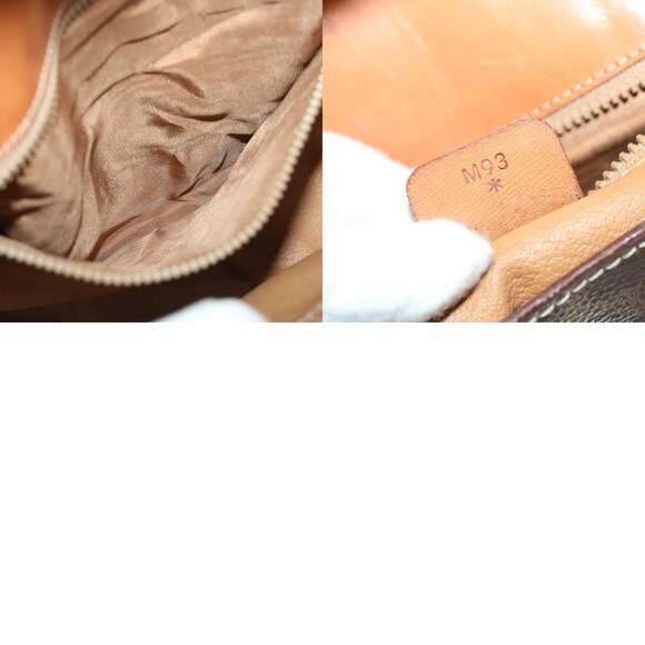 CELINE Macadam Canvas Shoulder Bag Pvc Leather Brown - Picture 13 of 13